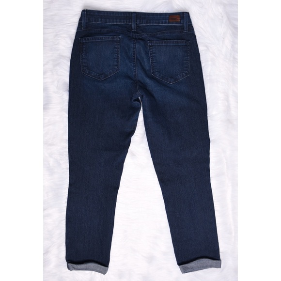Paige Kylie Crop Skinny Ankle Denim Jeans Blue - Picture 3 of 8